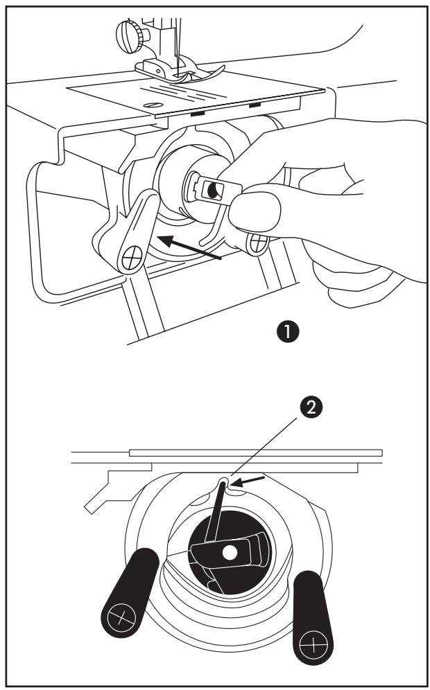 EBENCH E-2073 - b) Enfilez le fil inférieur - 6