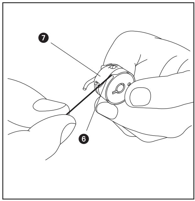 EBENCH E-2073 - b) Enfilez le fil inférieur - 4