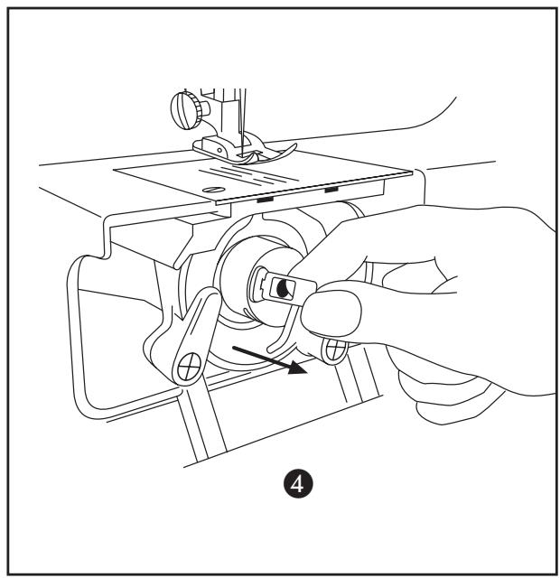 EBENCH E-2073 - b) Enfilez le fil inférieur - 2