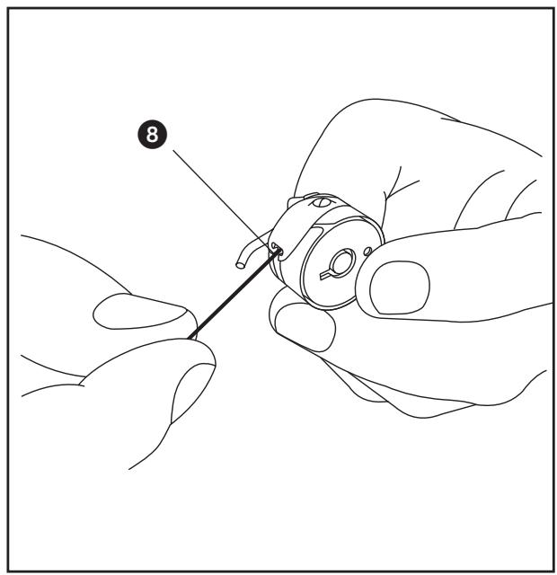 EBENCH E-2073 - b) Enfilez le fil inférieur - 5