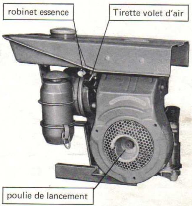 BOUYER MOTOCULTEUR TYPE 223.50 - Mise en MARCHE moteur - 1