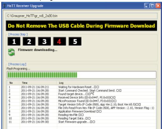 GRAUPNER MX-10 - Quel le port USB est branché - 3