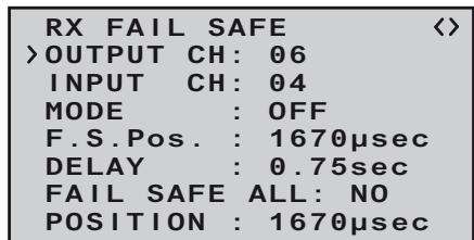 GRAUPNER MX-10 - FAIL SAFE ALL (global fail-safe setting) - 3