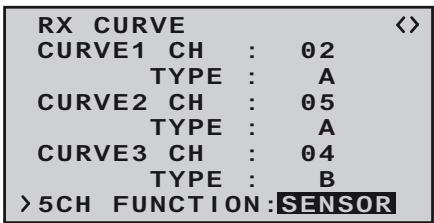 GRAUPNER MX-10 - Servo socket 5: "SERVO" or "SENSOR" - 4