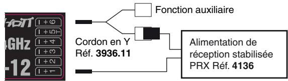 GRAUPNER MX-10 - Alimentation de la réception - 1