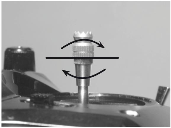 GRAUPNER MX-10 - Adjusting stick length - 1