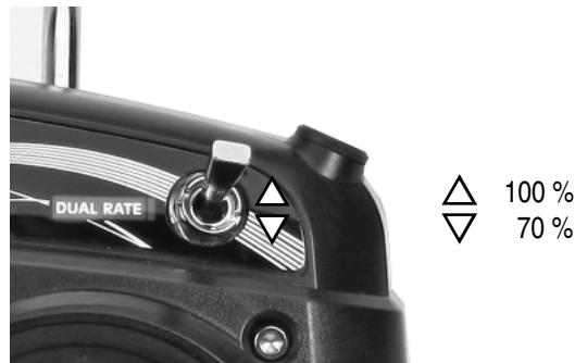 GRAUPNER MX-10 - Débattements servos „dual rate - 1