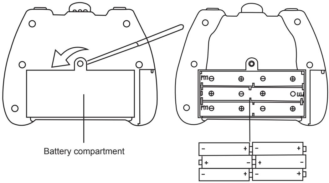 GRAUPNER NANO FIGHTER GYRO - Transmitter batteries - 1