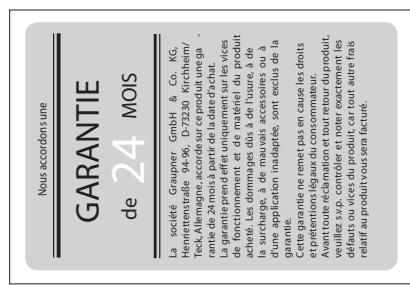 GRAUPNER NANO FIGHTER GYRO - Avertissement! - 5