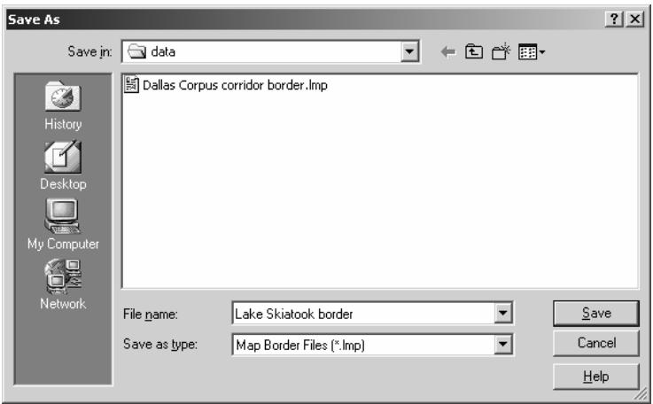 EAGLE MAPCREATE 6 - Sauvegarder un Fichier Map Border (Facultatif) - 1