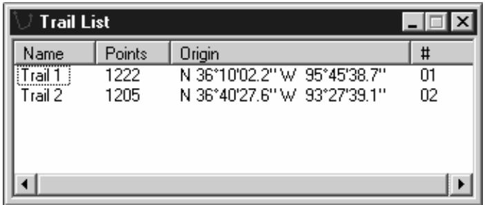 EAGLE MAPCREATE 6 - ListedesTracés - 1