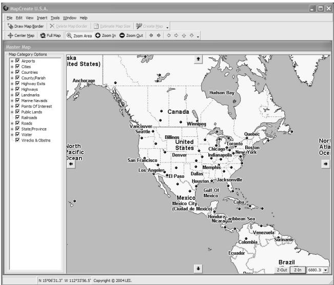 EAGLE MAPCREATE 6 - L'Ecran de MapCreate - 2