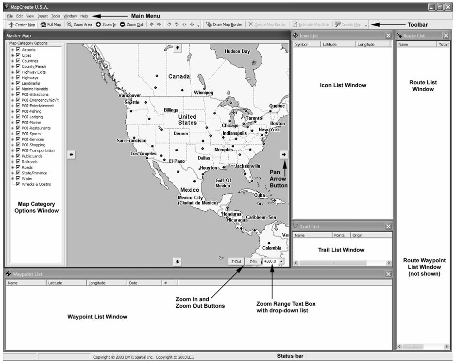 EAGLE MAPCREATE 6 - L'Ecran de MapCreate - 3