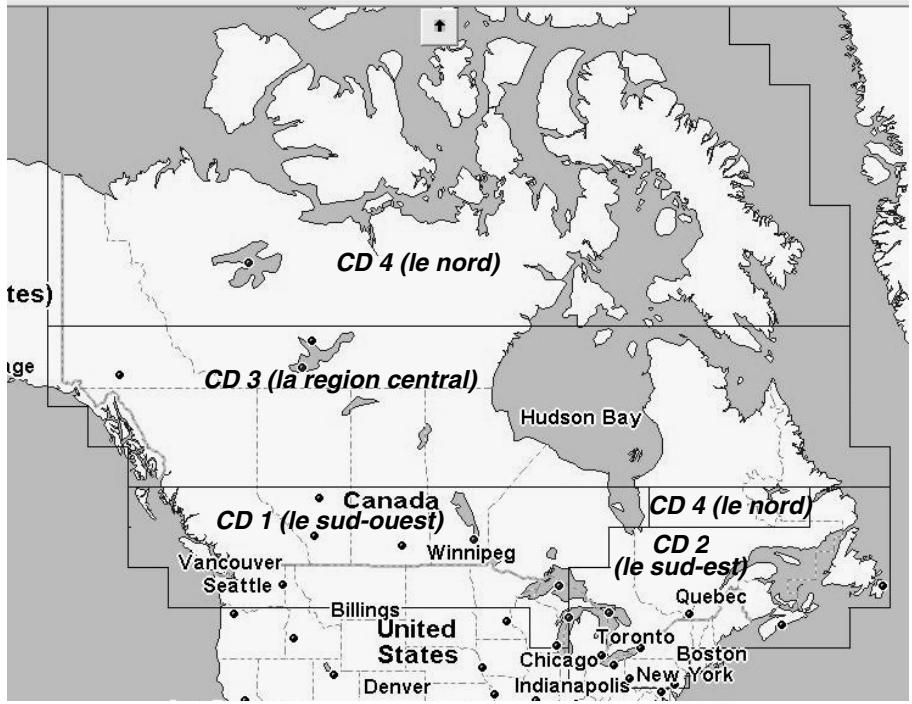 EAGLE MAPCREATE CANADA 6.3 TOPO - Couverture Cartographique des CDs - 1