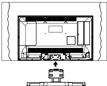 PANASONIC TX32E200E - Montaje del pedestal - 2