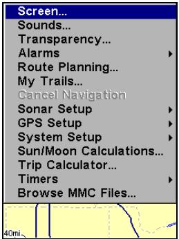 EAGLE SEACHARTER 642CDF IGPS - Pour régler la luminosite: - 1