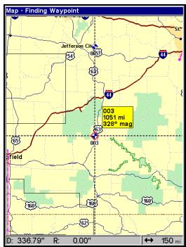 EAGLE SEACHARTER 642CDF IGPS - Rechner des Waypoints - 6