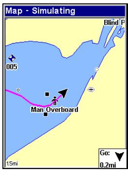 EAGLE SEACHARTER 642CDF IGPS - Retourner au Point de Repère MOB - 3
