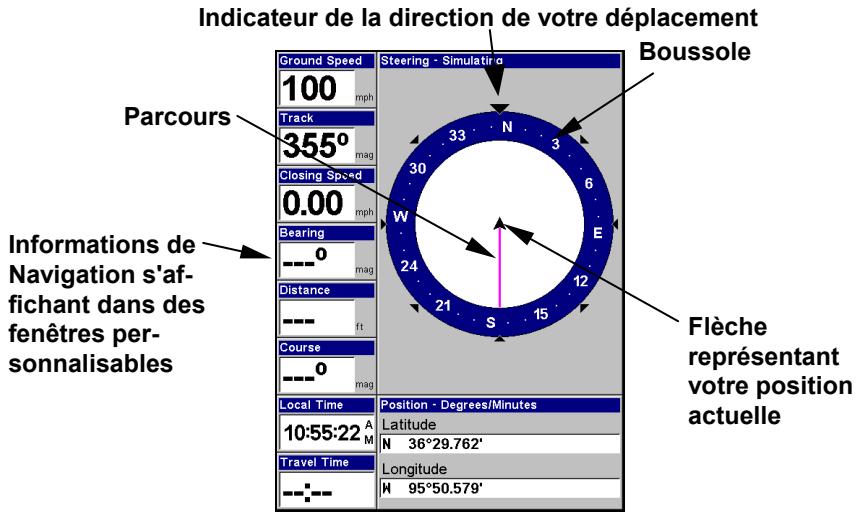 EAGLE SEACHARTER 642CDF IGPS - Ecran de Navigation - 1