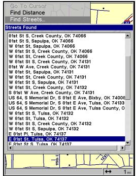 EAGLE SEACHARTER 642CDF IGPS - Chercher une rue - 4