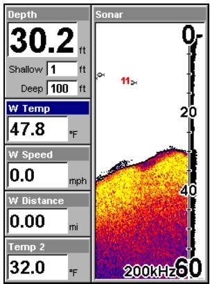EAGLE SEACHARTER 642CDF IGPS - Pour changer les informations affichées à votre écran: - 1