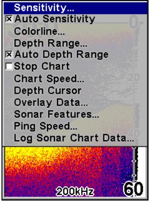 EAGLE SEACHARTER 642CDF IGPS - Appuyez sur MENU | ENT. - 1