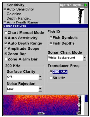 EAGLE SEACHARTER 642CDF IGPS - Fréquence (Sea Charter uniqueness) - 2