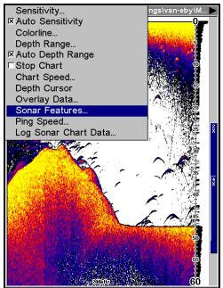 EAGLE SEACHARTER 642CDF IGPS - Pour changer le niveau de l'ASP: - 1