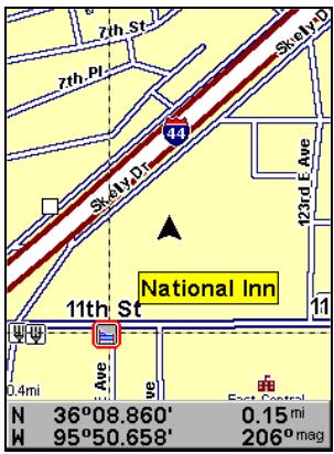 EAGLE SEACHARTER 642CDF IGPS - Rechner Un Détail Sélectionné par le Curseur - 1