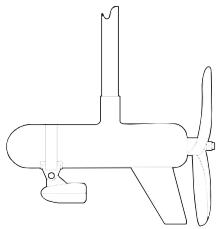 EAGLE SEACHARTER 642CDF IGPS - Installation Sur Un Moteur A La Traine (Trolling Motor) (concerne seulement les transducteurs à fréquence unique) - 2