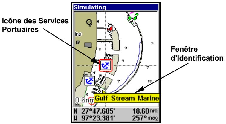 EAGLE SEACHARTER 642CDF IGPS - Pour visualiser les Informations sur les Services Portuaires: - 1