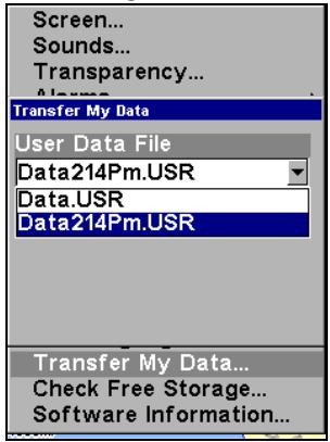 EAGLE SEACHARTER 642CDF IGPS - Fichiers de Données GPS: - 6
