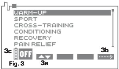 COMPEX MI-SPORT - Selecting a program category - 1