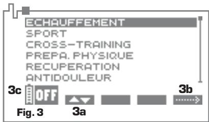 COMPEX MI-SPORT - Sélection d'une catégorie de programmes - 1