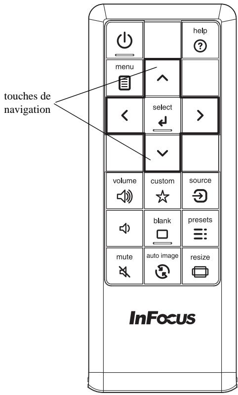 INFOCUS IN1110,  IN1112,  IN1144,  IN114ST - Dépannage de la télécommande - 1