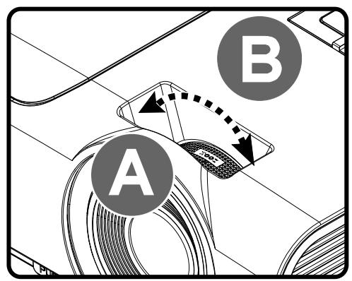 INFOCUS IN3118HD,  IN3124,  IN3126,  IN3924,  IN3926 - Réglage de la bague de zoom, de la mise au point et de la distorsion - 1