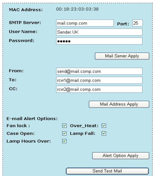 INFOCUS IN3118HD,  IN3124,  IN3126,  IN3924,  IN3926 - Send E-Mail - 1
