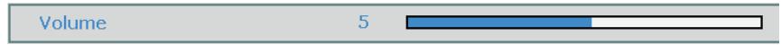 INFOCUS IN3118HD,  IN3124,  IN3126,  IN3924,  IN3926 - Réglage du volume - 2