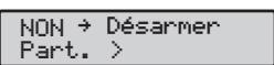 TEXECOM PREMIER 412 - Désarmer les partitions - 6