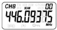 TOPCOM TWINTALKER 9500 - Wyszukiwanie aktywnego kanalu radiowego - 1