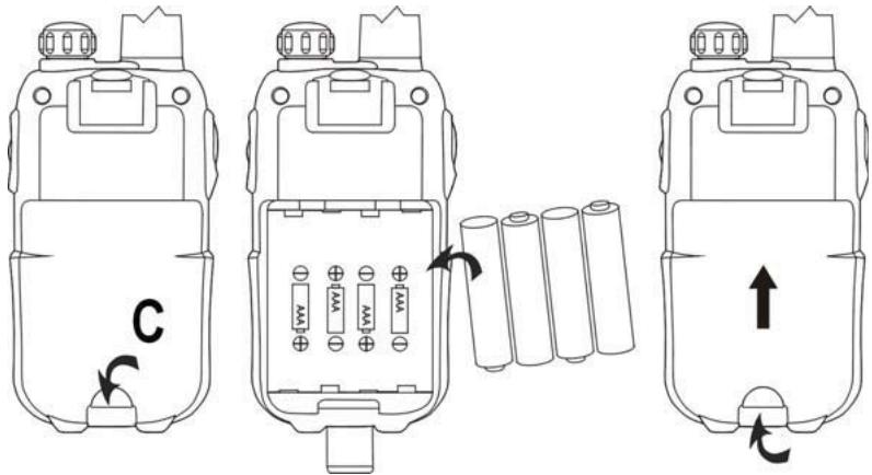 TOPCOM TWINTALKER 9500 - Battery Installation - 1