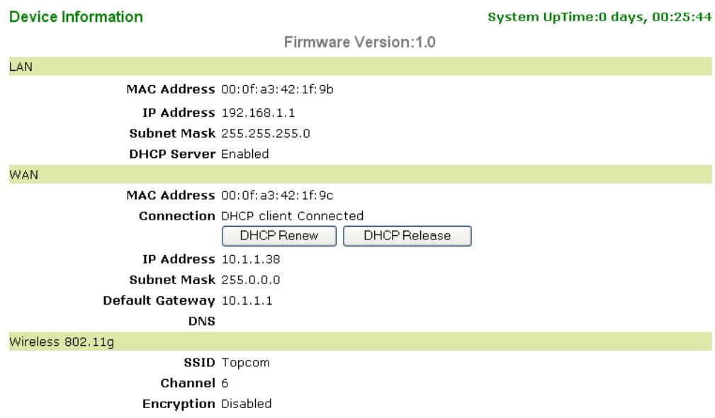 TOPCOM WIRELESS KIT 108MBPS - Check the connection status - 2