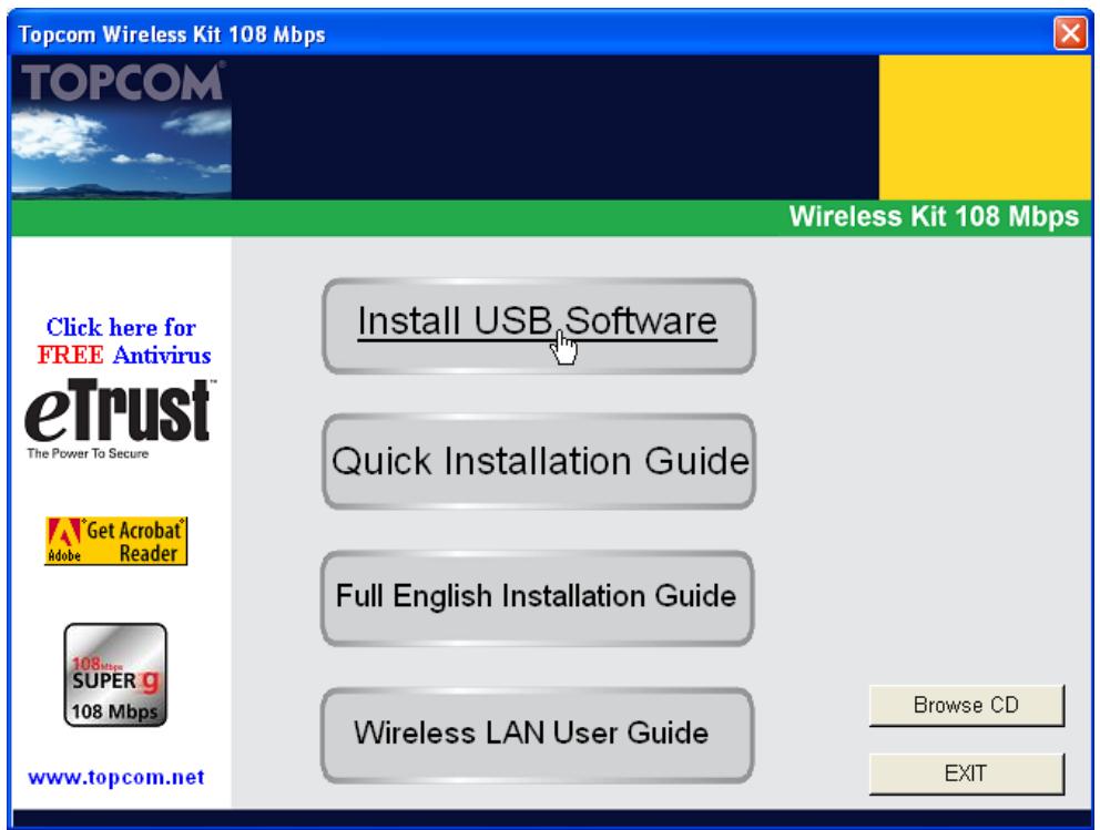 TOPCOM WIRELESS KIT 108MBPS - Installatie hulpprogramma - 2