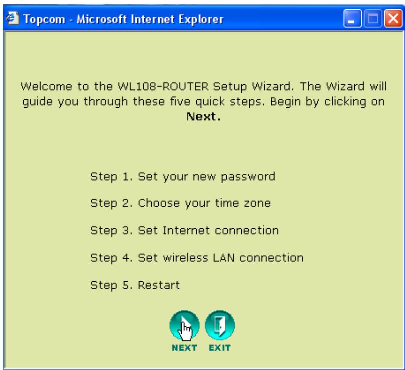 TOPCOM WIRELESS KIT 108MBPS - Setup Wizard - 2
