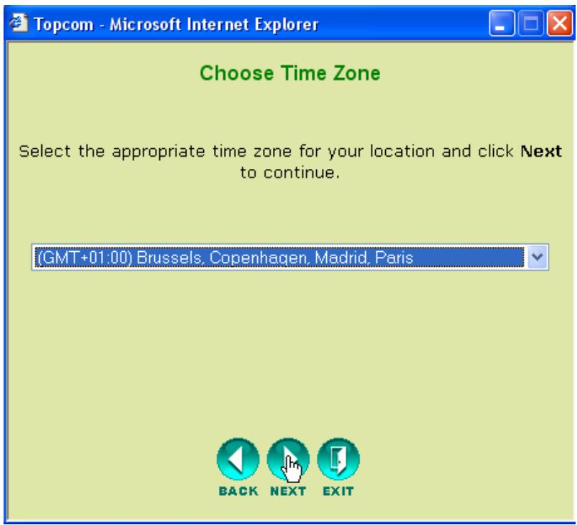 TOPCOM WIRELESS KIT 108MBPS - Choose time zone - 1