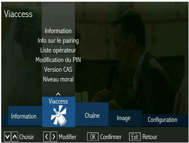 OPTEX ORS 9989-HD - LE SOUS MENU VIACCCESS - 1