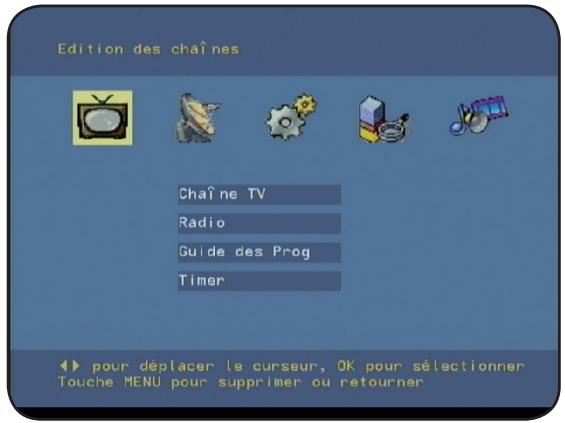 OPTEX ORT 8790 - Menu principal - 1