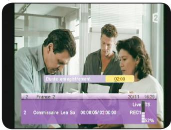 OPTEX ORT 8791 - D.1) enregistrement direct du programme actuel - 1