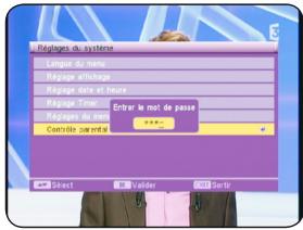 OPTEX ORT 8791 - Iii.6) contrôle parental - 1