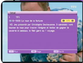 OPTEX ORT 8791 - Vi.5) donne EPG - 2